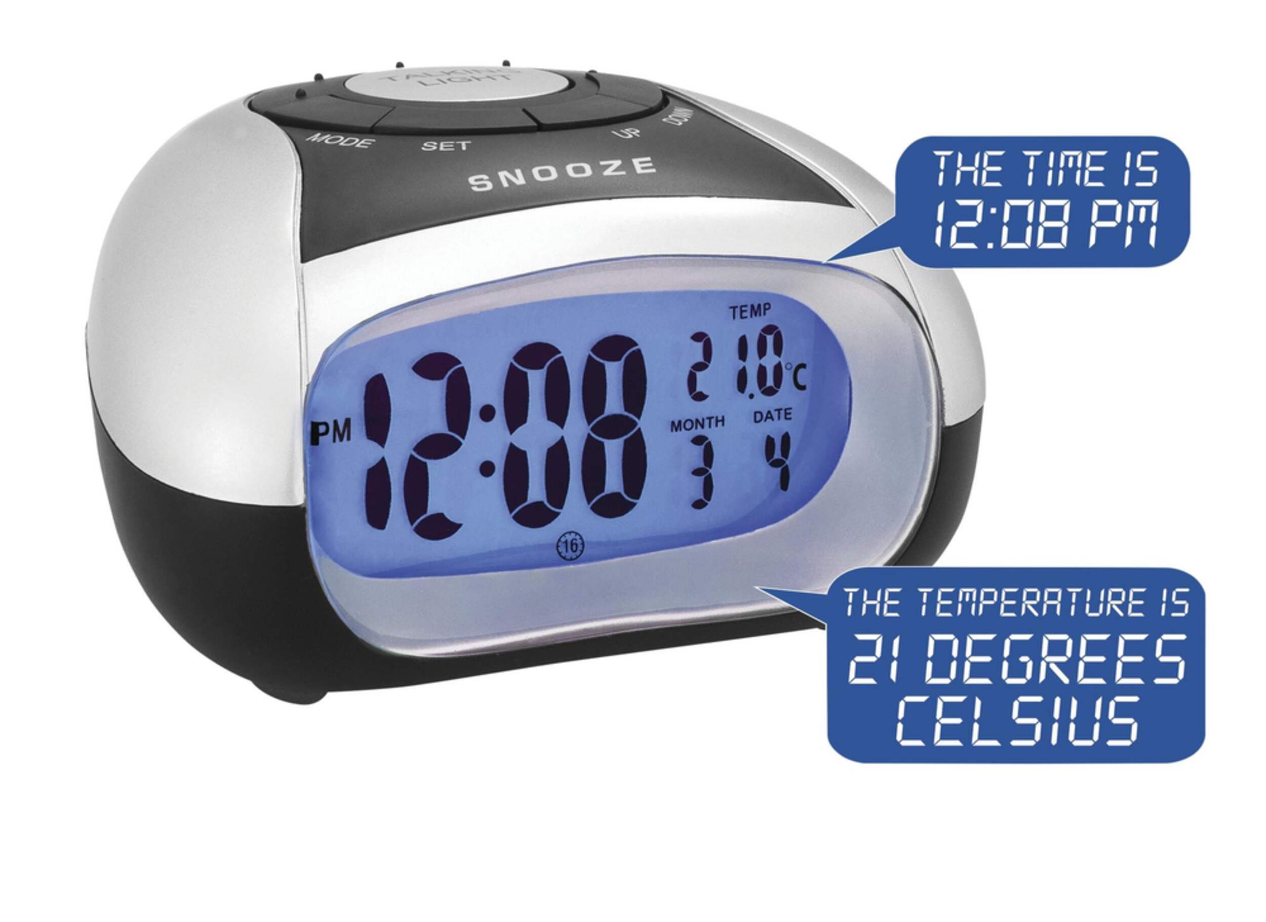 SXE Talking Alarm Clock Canadian Tire