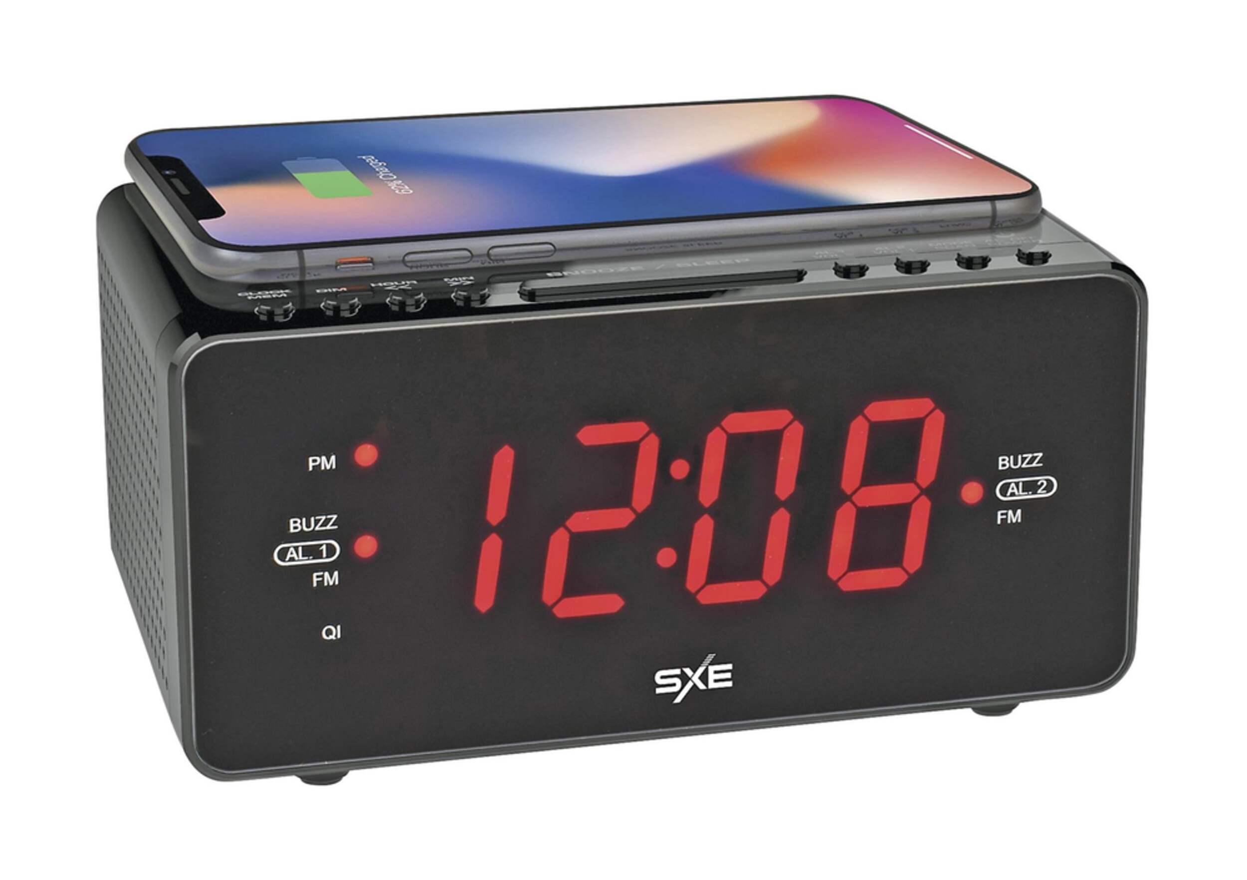 SXE Wireless Charging Clock Radio Canadian Tire