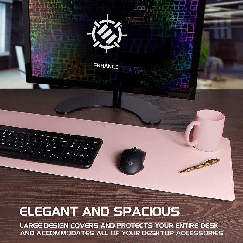ENHANCE XXL Extended Computer Desk Pad, Pink | Canadian Tire