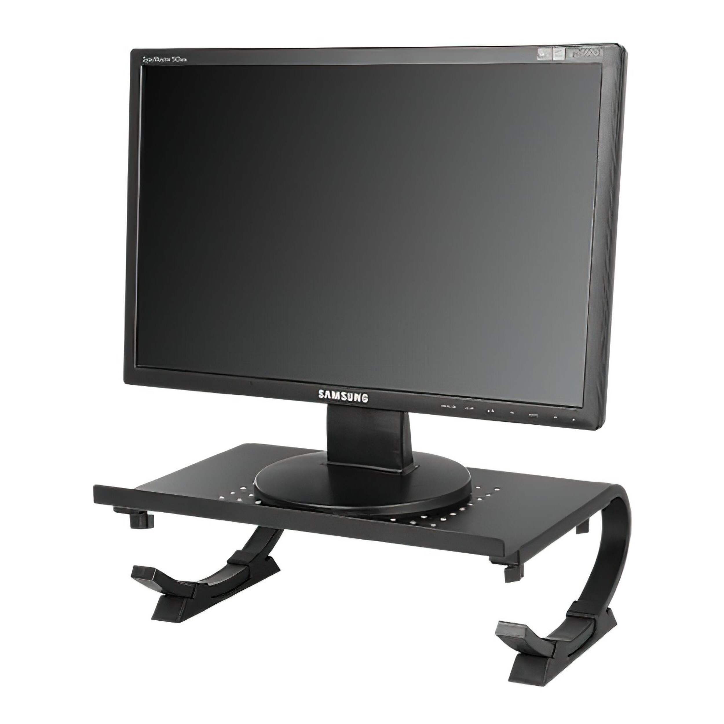 Support pour ordinateur portable TygerClaw, noir Front_Three_Fourths_Angled_Left