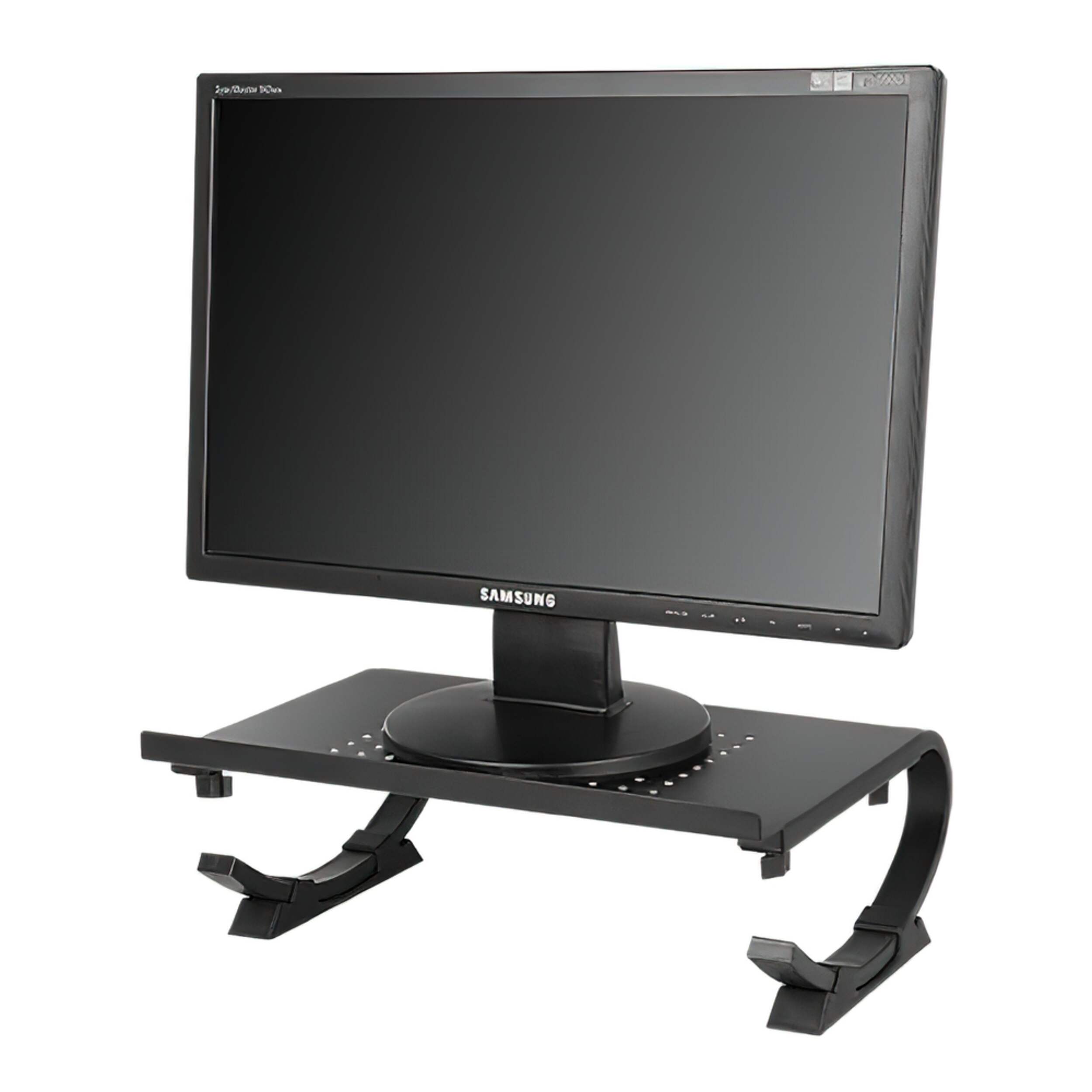 TygerClaw Notebook Stand, Black Front_Three_Fourths_Angled_Left