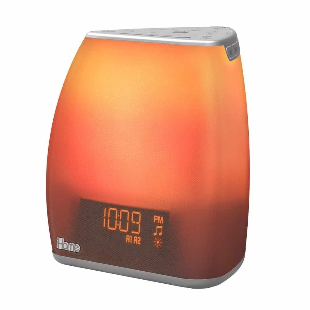 iHome Zenergy Bedside Sleep Therapy Light and Sound Alarm Clock Radio