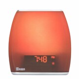 iHome Zenergy Bedside Sleep Therapy Light and Sound Alarm Clock Radio Front_Flat