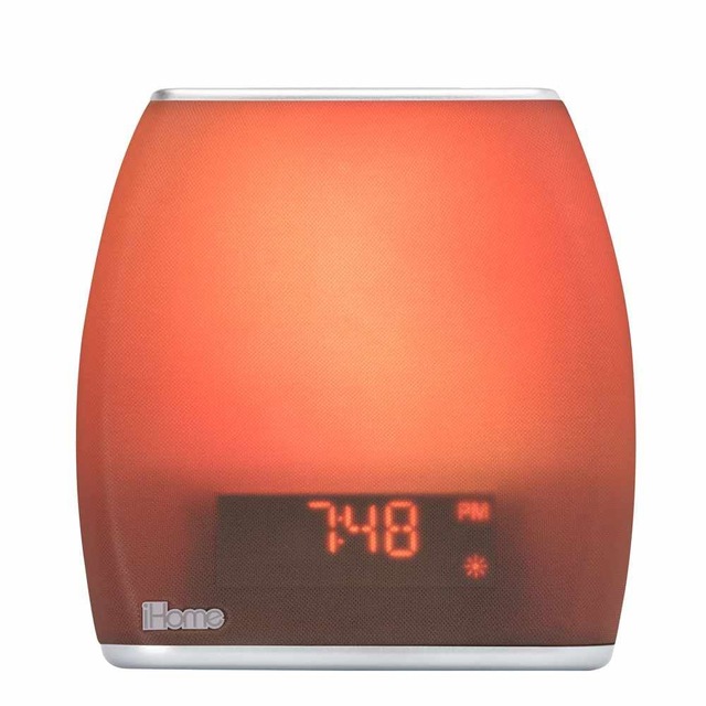 iHome Zenergy Bedside Sleep Therapy Light and Sound Alarm Clock Radio
