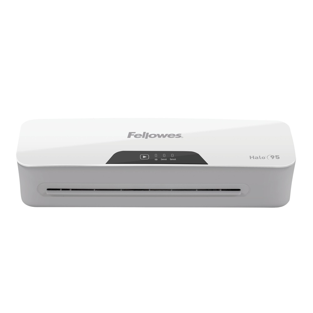 Fellowes Halo 95 Laminator with Laminating Pouches, 9.5in Width, White