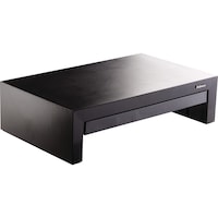 Fellowes Designer Suites Monitor Riser, Black Front_Three_Fourths_Angled_Right