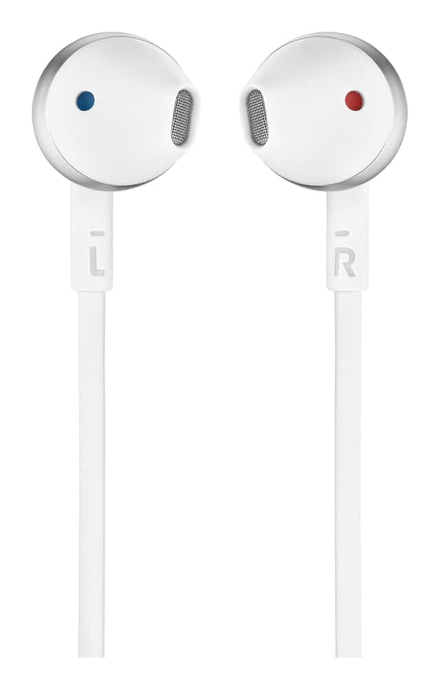 JBL T205 Earbud Headphones, Chrome | Canadian Tire