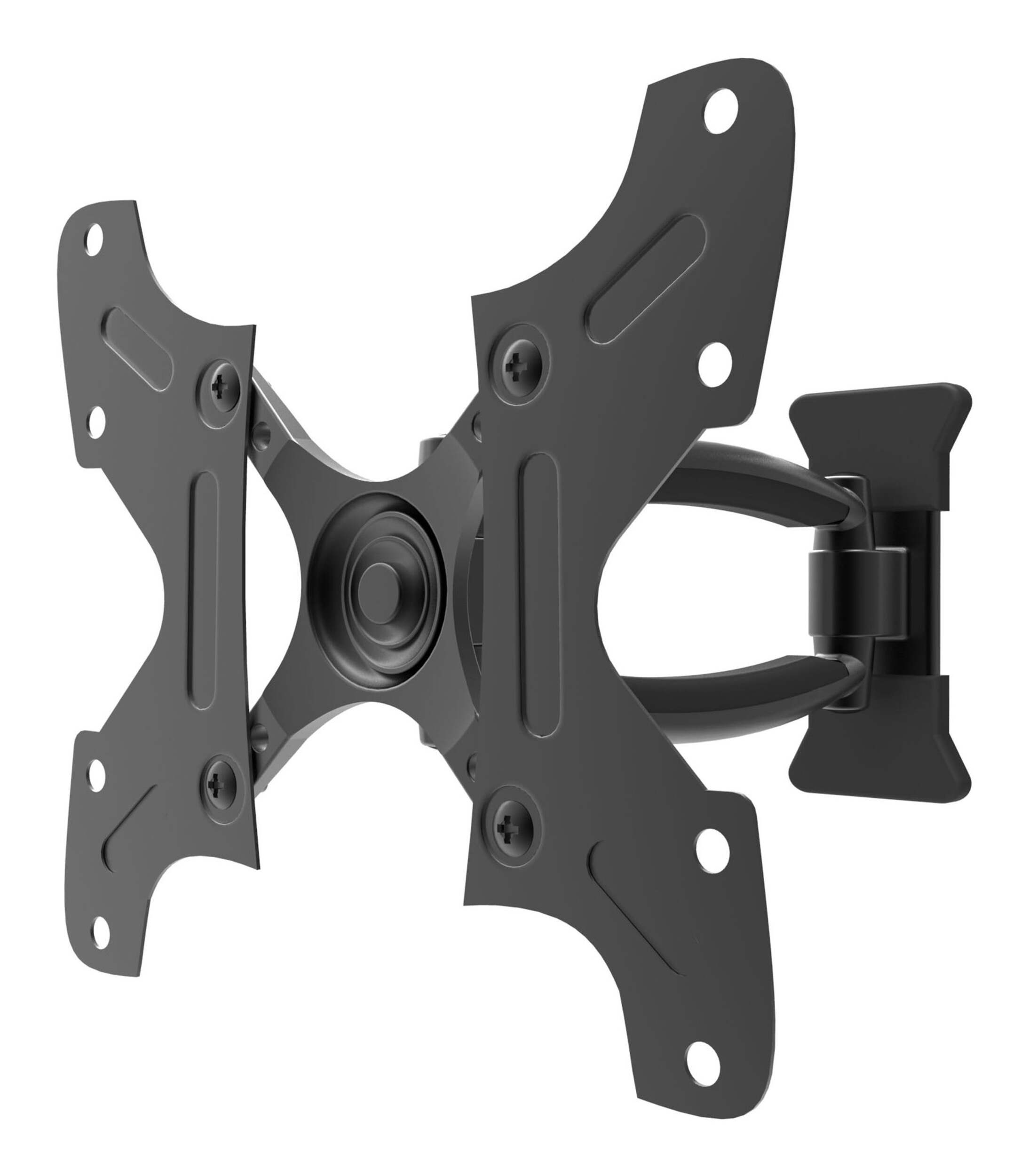 Sky Shelf SS150 Small Full Motion TV Wall Mount, 9-in to 36-in Front_Angled_Left