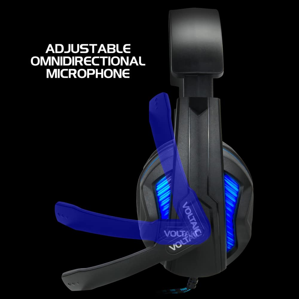 ENHANCE Voltaic PRO Gaming Headset for PC/PS4 with Adjustable Mic ...