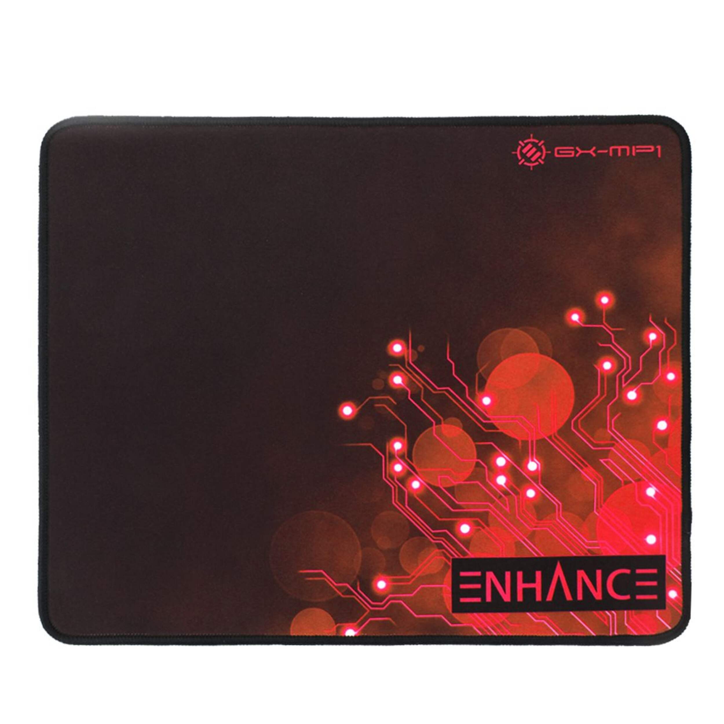 ENHANCE Voltaic GX-MPI Fabric Gaming Mouse Pad, Red, Extra Large Front_Flat