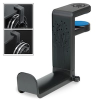 ENHANCE PC Clip-on Gaming Headset Holder Desk Hook Mount, Black Composite_or_Mixed