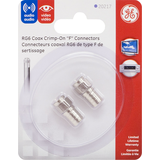 GE Crimp On Coax Connector