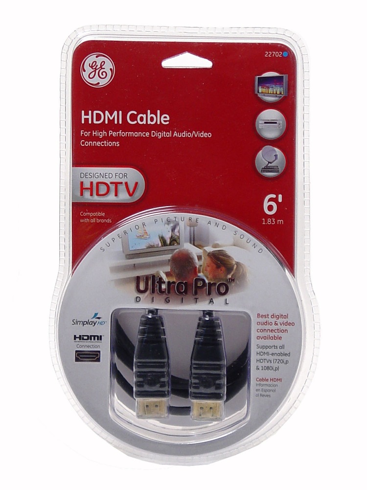 GE HDMI Ultra Pro Digital Cable, 6ft Canadian Tire