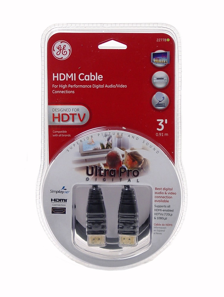 HDMI Cable, 3' Canadian Tire