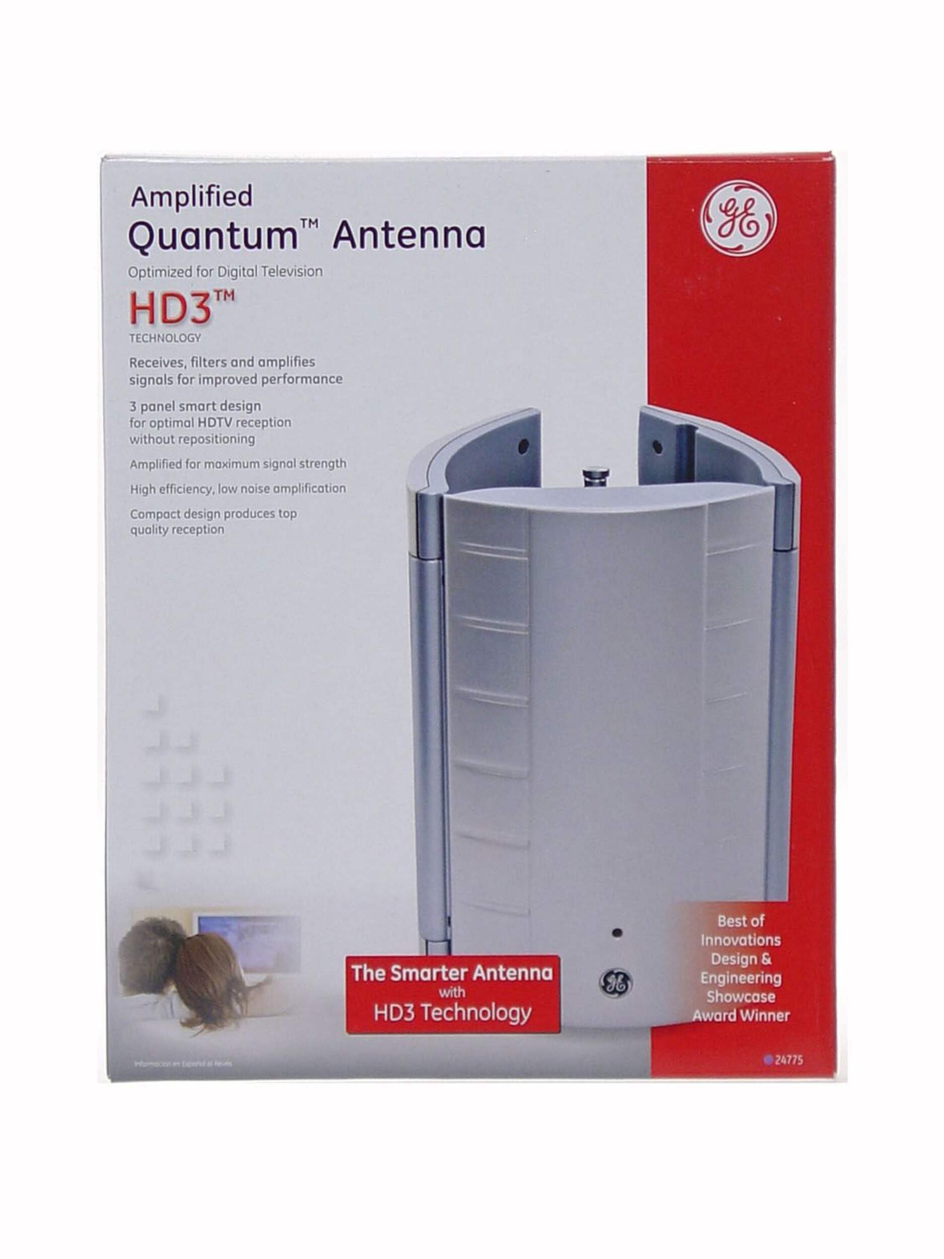 Quantum HDTV Amplified Antenna Front_Flat