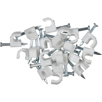 RCA Coaxial Cable Clips, 20-pk
