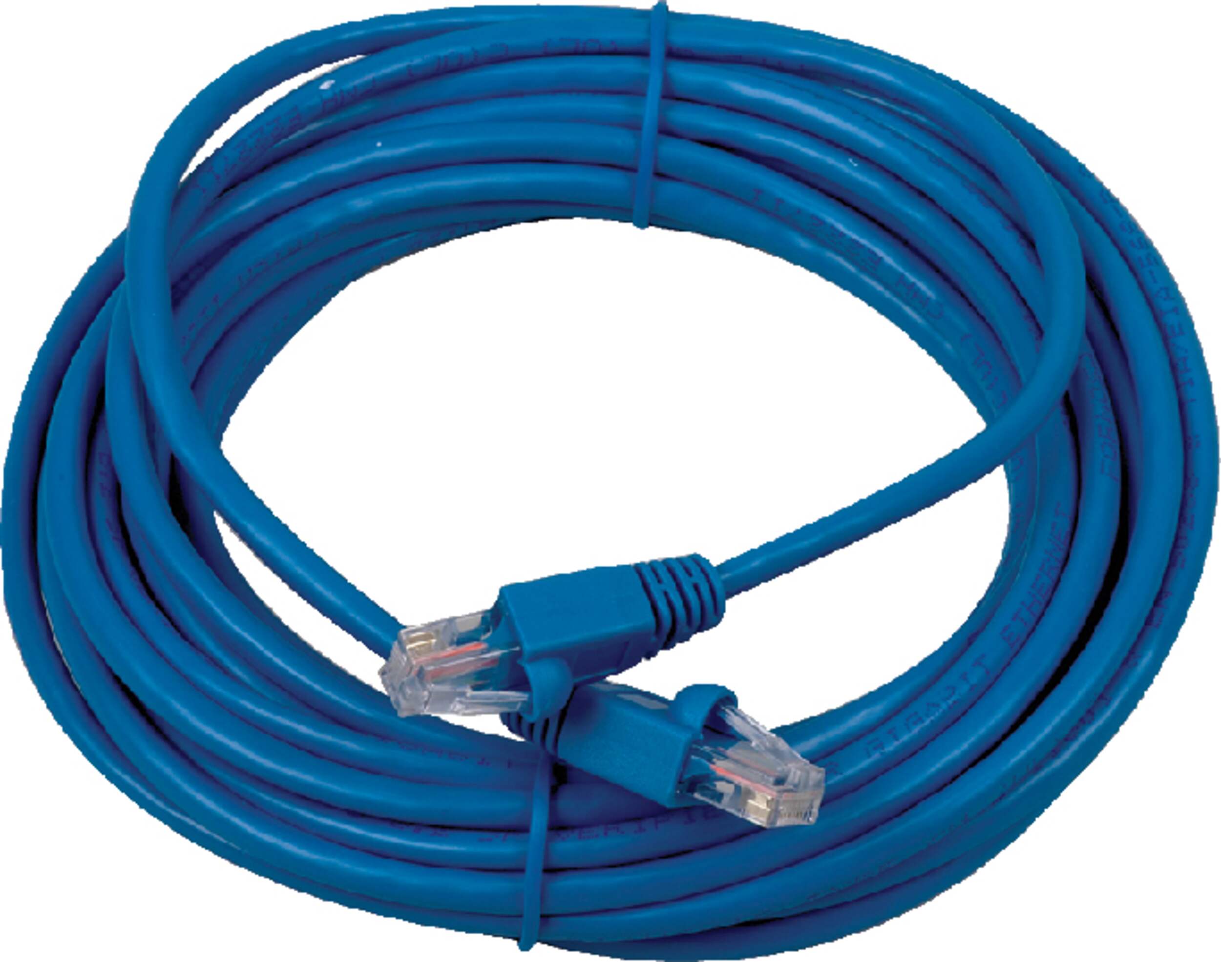 RCA Cat 5 Ethernet Cable, Blue, 25-ft Overhead_Flat
