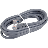 RCA Cat 6 Ethernet Cable, Grey, 7-ft