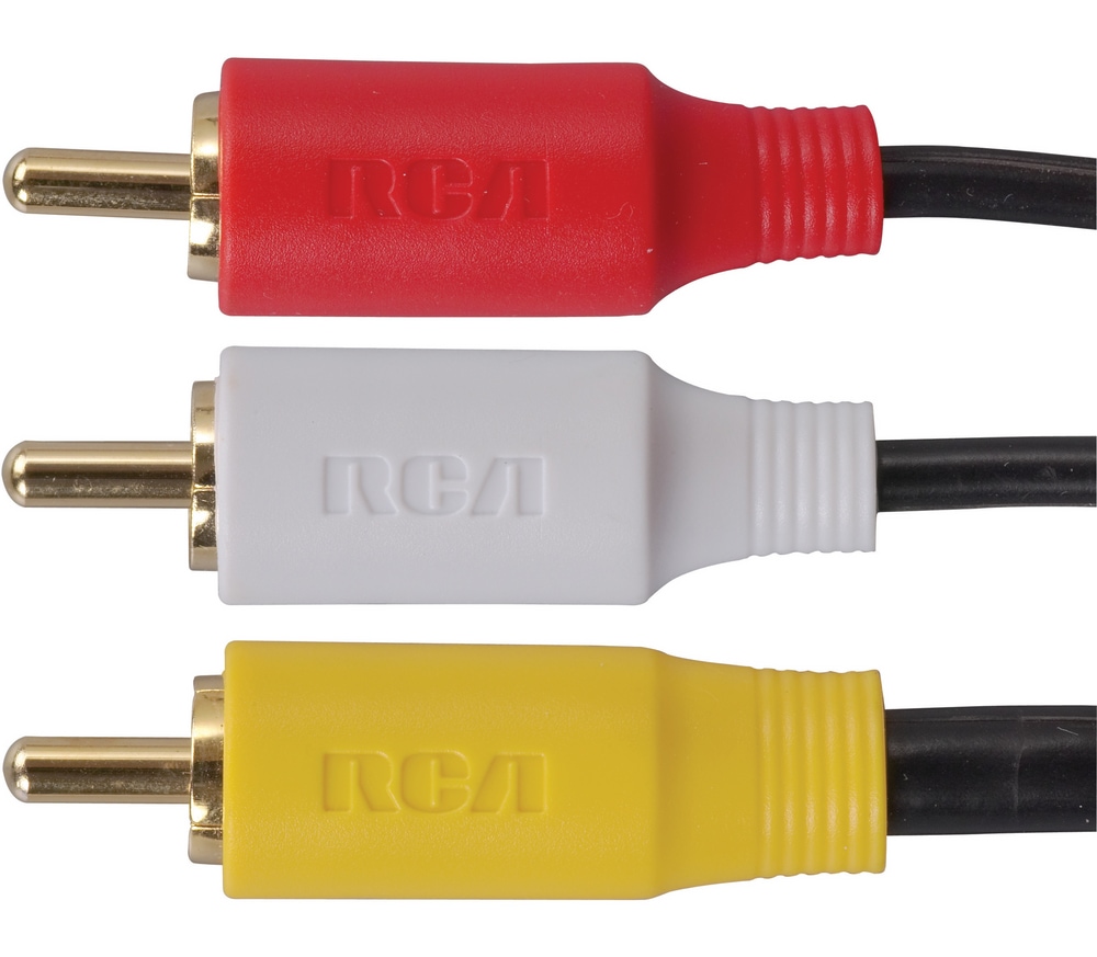RCA Audio Video Cable, Black 6ft Canadian Tire