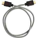 RCA 4K HDMI Cable, Grey/Black, Assorted Lengths Overhead_Flat