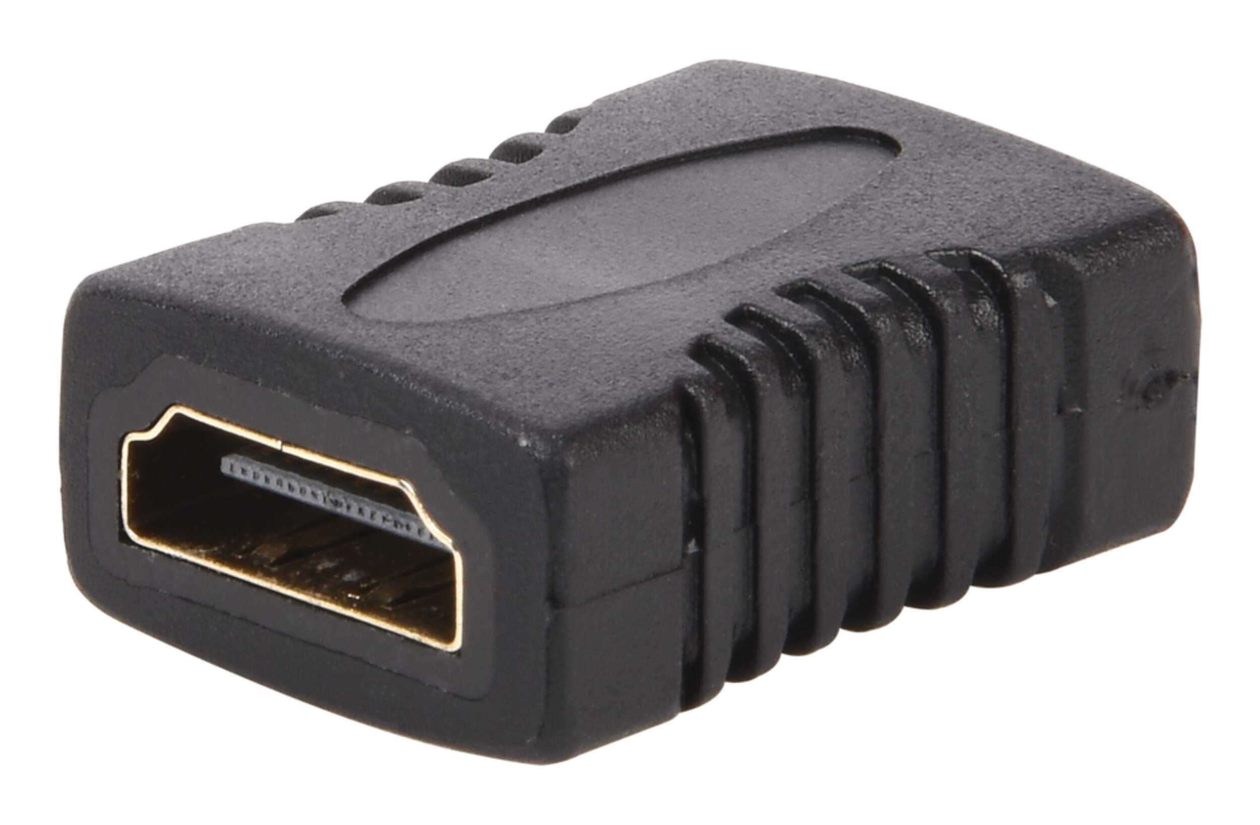 Adaptateur/rallonge HDMI RCA, noir Front_Angled_Left