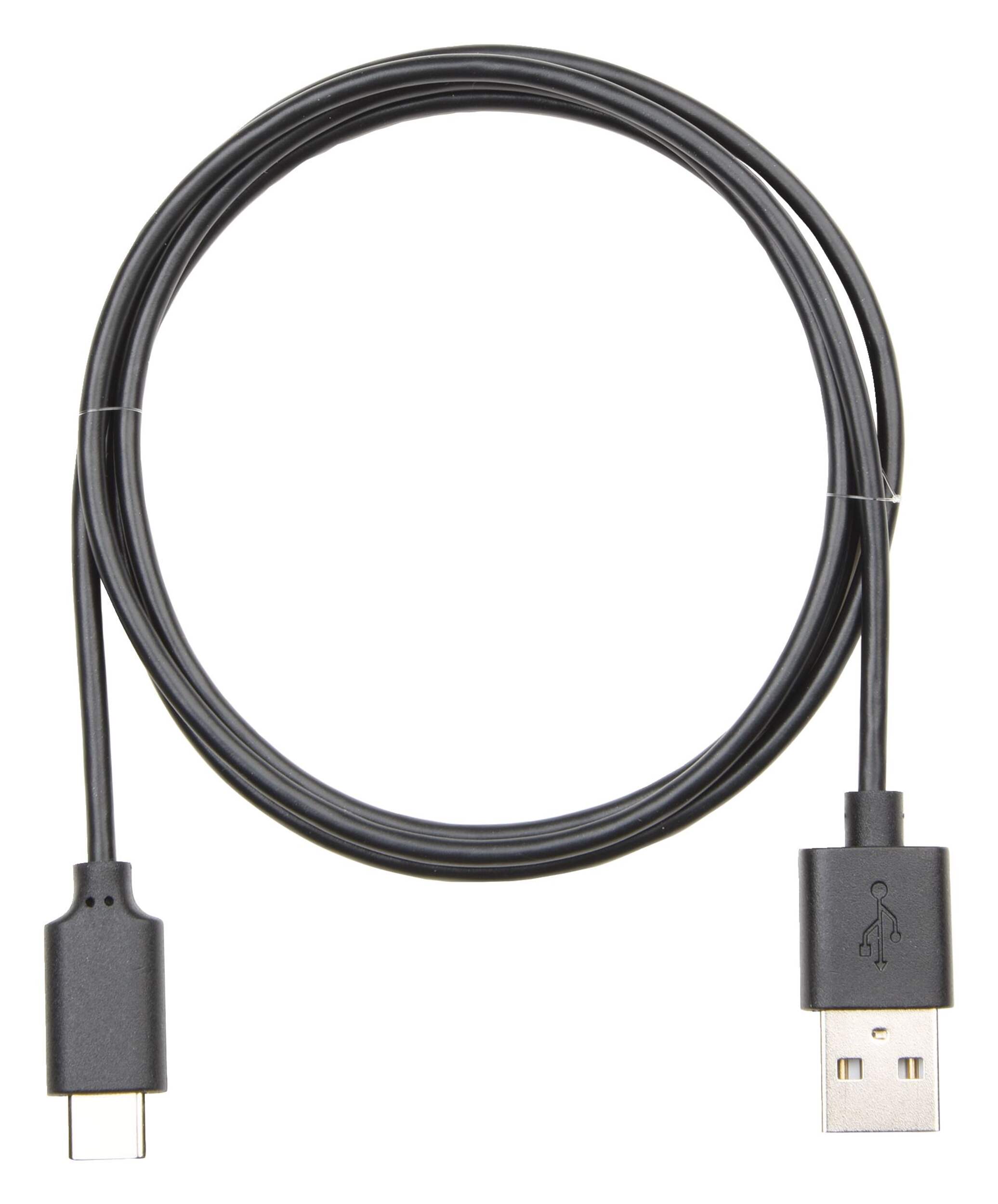 Jensen USB to USB-C Cable, 6-ft Overhead_Flat