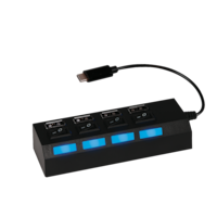 Jensen USB C Hub with 4 USB A Outputs
