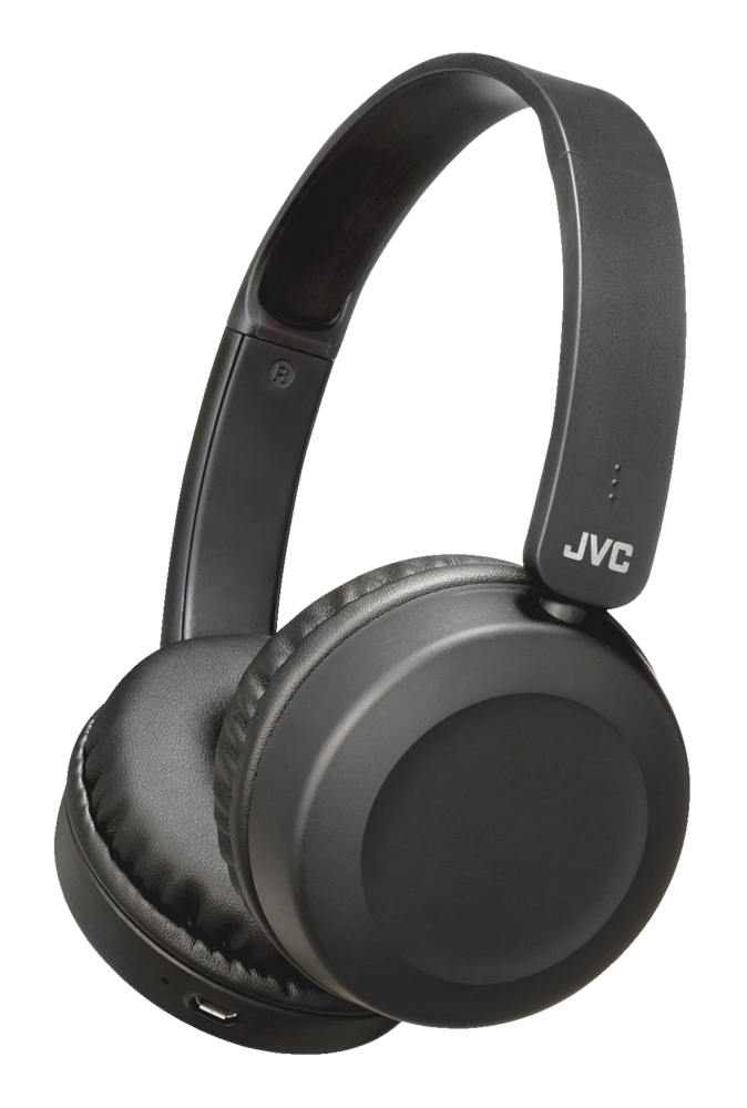 JVC Deep Bass Wireless Bluetooth Over Ear Headphones With Mic, Black