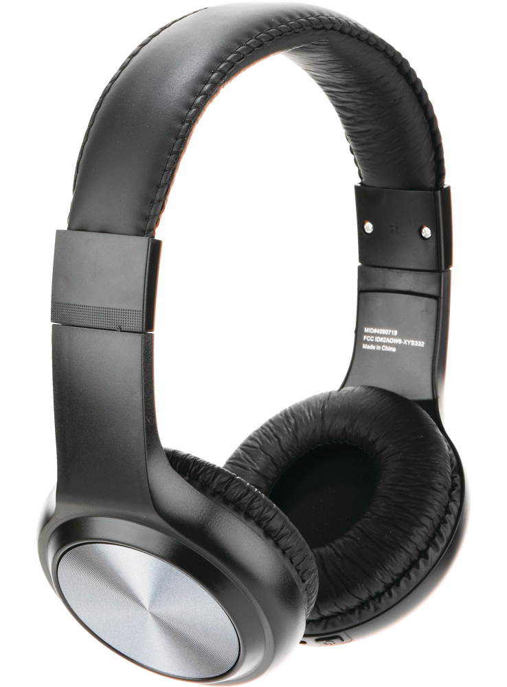 Vivitar Wireless Bluetooth Over Ear Headphones With Mic, Black