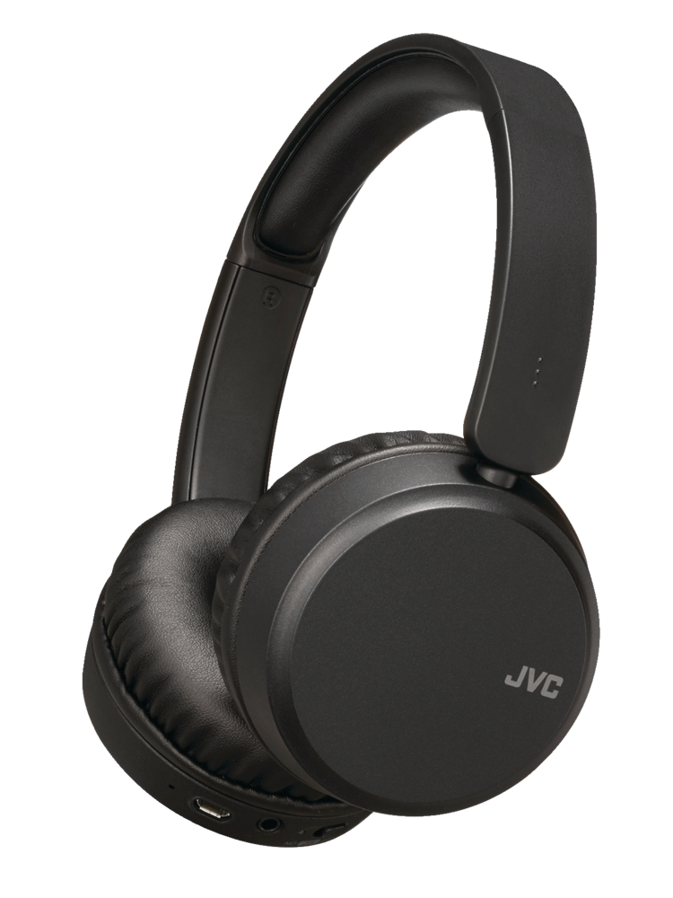 JVC HA-S65BN-B Noise Cancelling Wireless Bluetooth On Ear Headphones ...