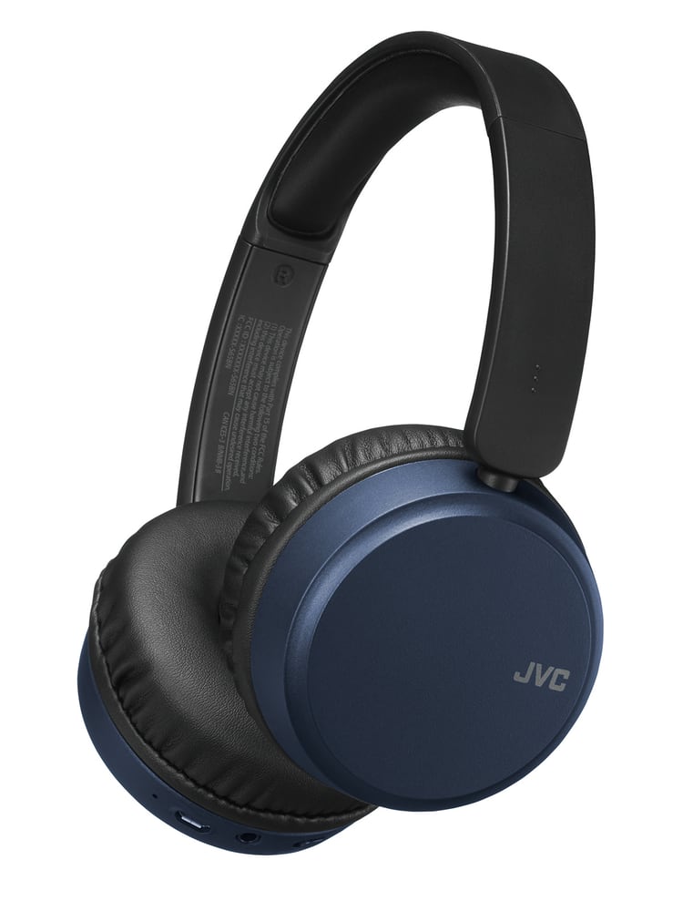 JVC HA-S65BN-A On Ear Noise Canceling Wireless Bluetooth Headphone ...