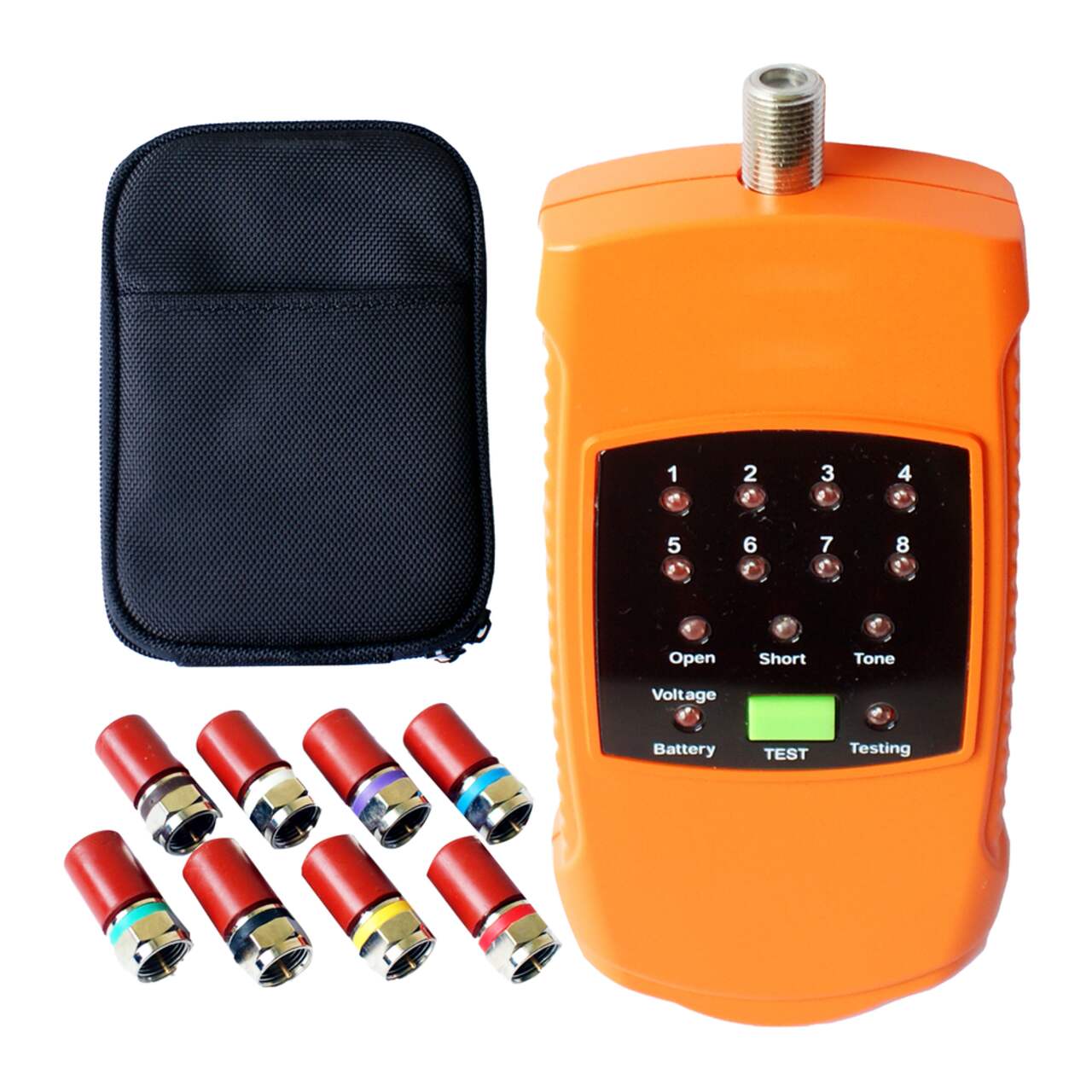 Coaxial cable voltage test store
