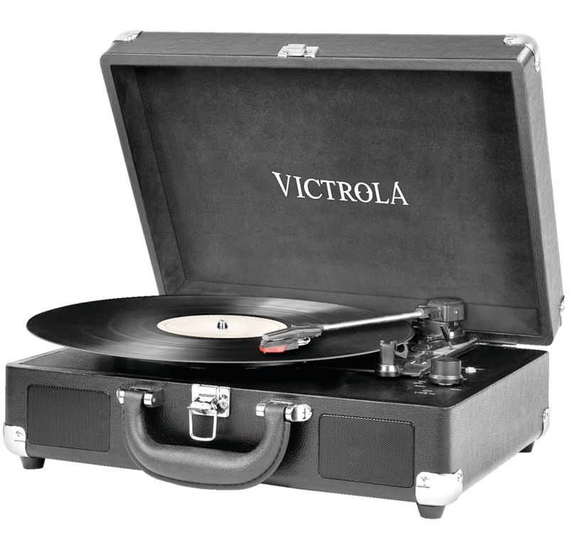 Innovative Technology Portable 3Speed Suitcase Turntable/Vinyl Record