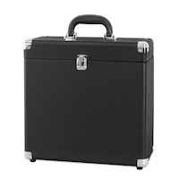 Portable Vinyl Record Storage Case Front_Angled_Left