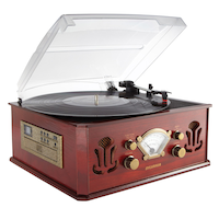 Retro Turntable Record Player