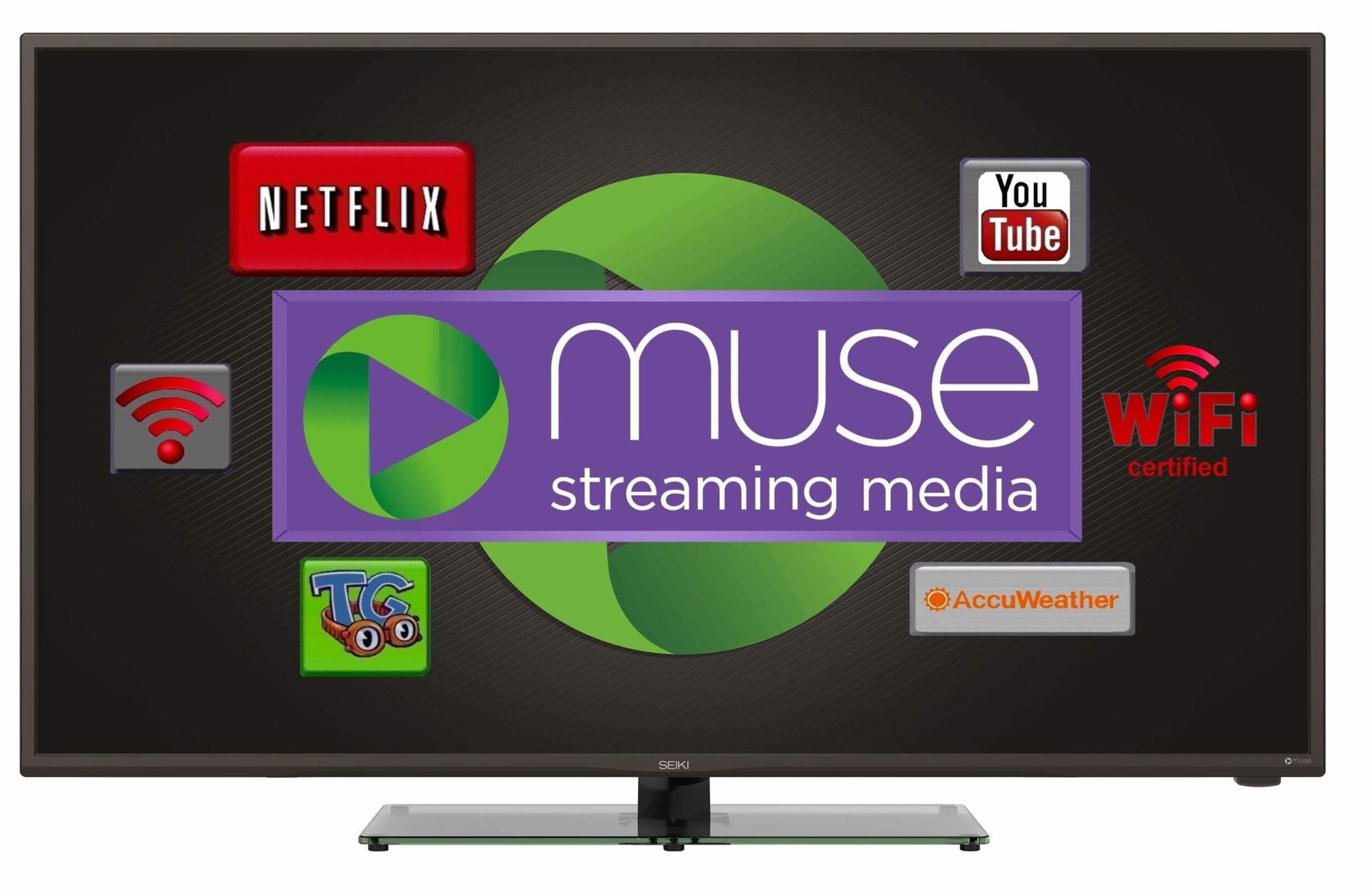 Seiki Direct LED Smart TV, 40-in Front_Flat