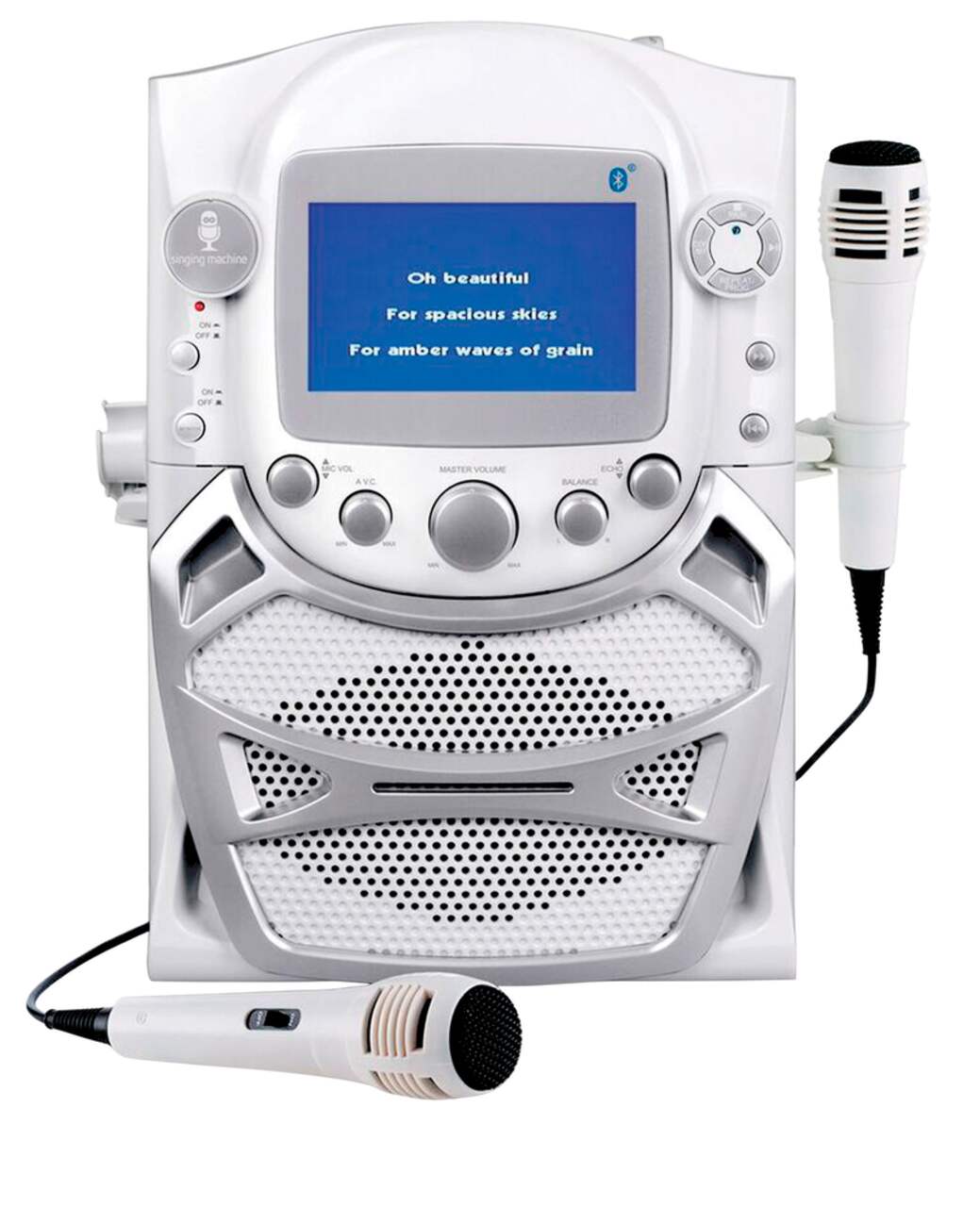 Singing Machine Bluetooth Karaoke System with Disco Lights