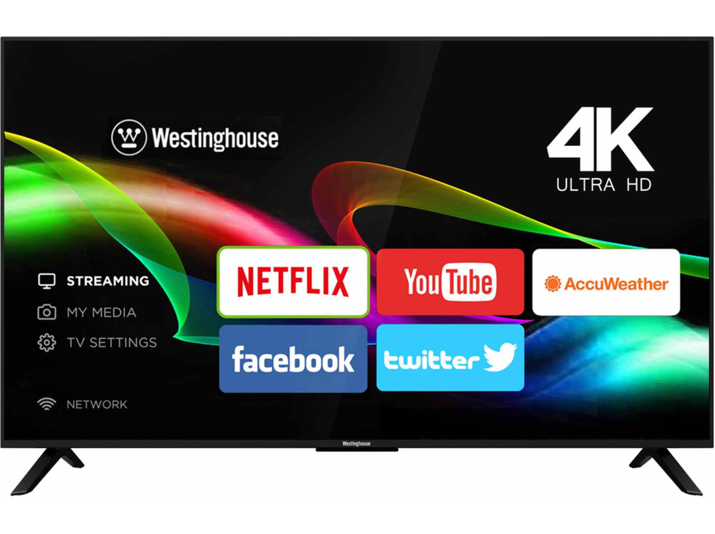 Westinghouse 4K Smart TV, 55-in Front_Flat
