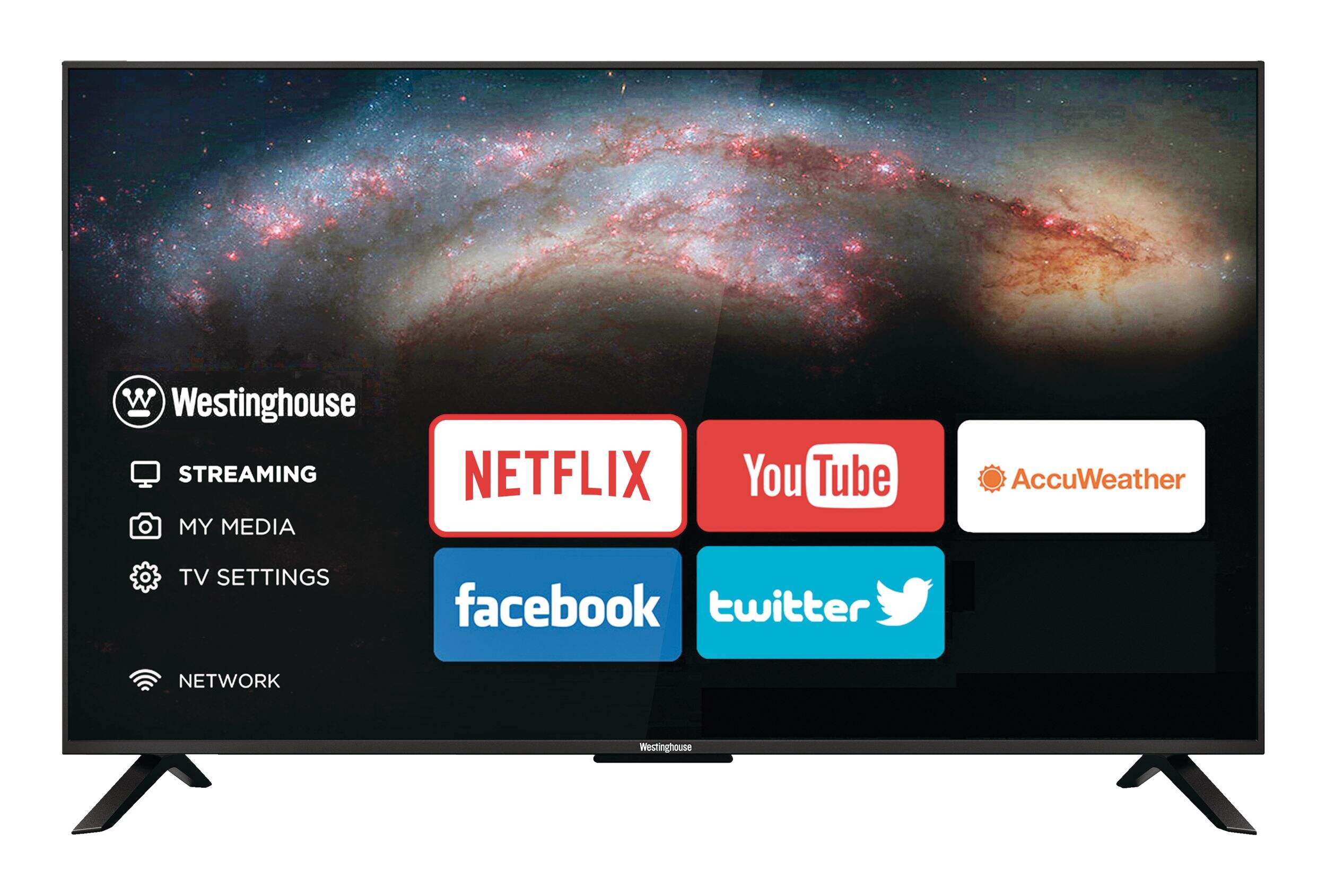 Westinghouse 32-in WD32HBR105 HD Smart TV w/ Wi-Fi & HDMI Input Front_Flat