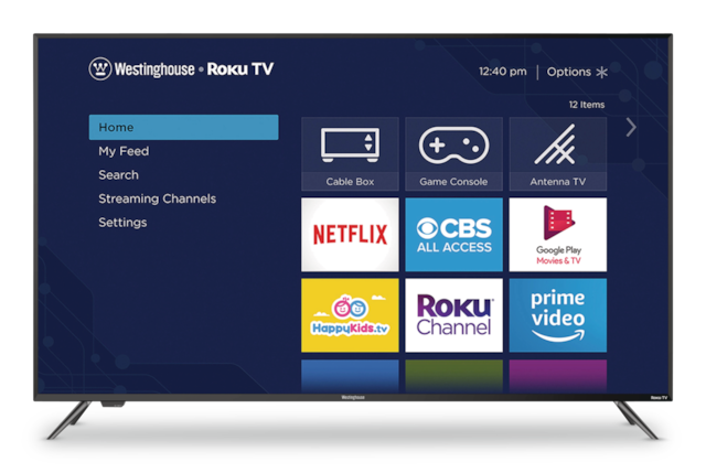 Westinghouse 58-in WR58UC4139 4K UHD Roku LED Smart TV w/ Wi-Fi & HDMI ...