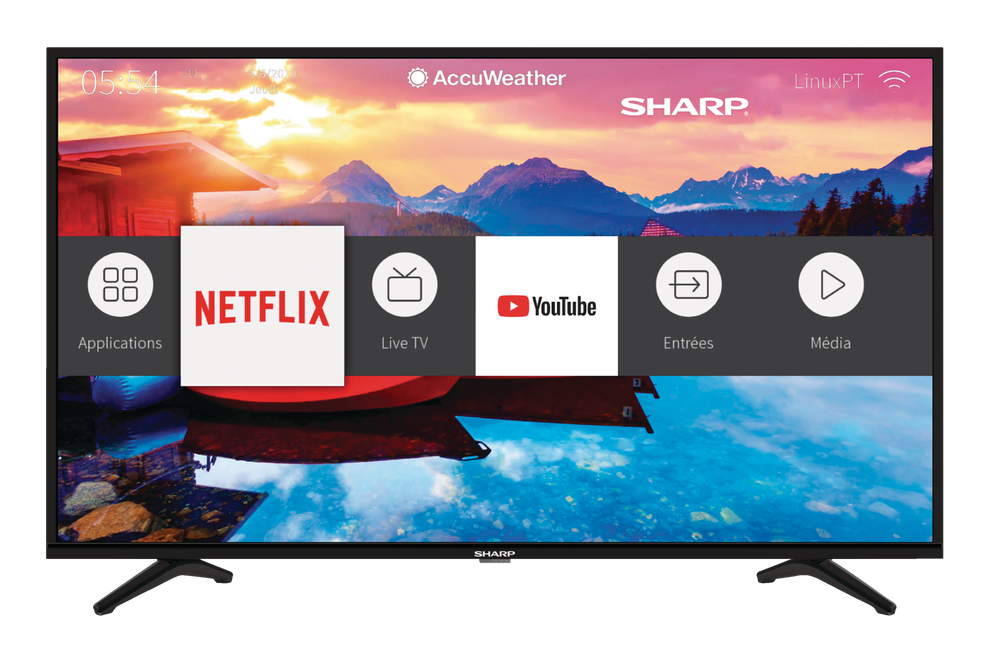 Sharp Smart LED TV with Vidaa U Smart OS, 40in Canadian Tire