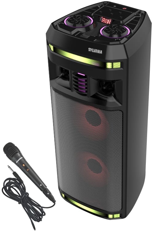 sylvania karaoke bluetooth microphone and speaker