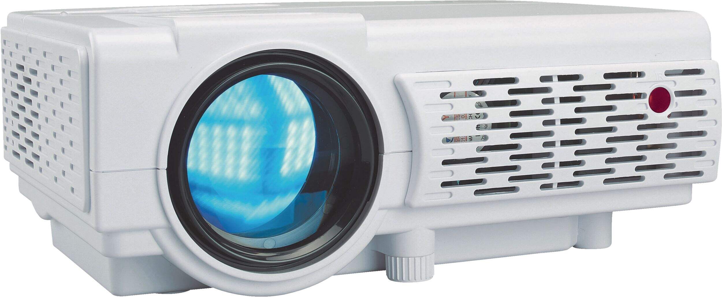 RCA Bluetooth LED Home Theatre Projector w/ Built-In Speaker, 1080p Supported Front_Three_Fourths_Angled_Right