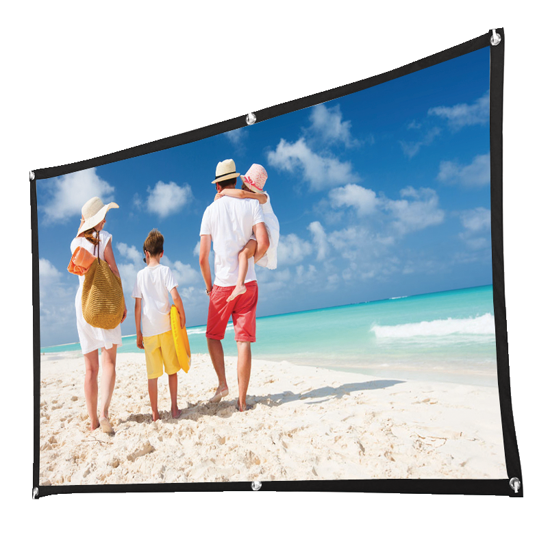 RCA Bluetooth 5.0 LED Home Theatre Projector Bundle w/ FoldUp Screen