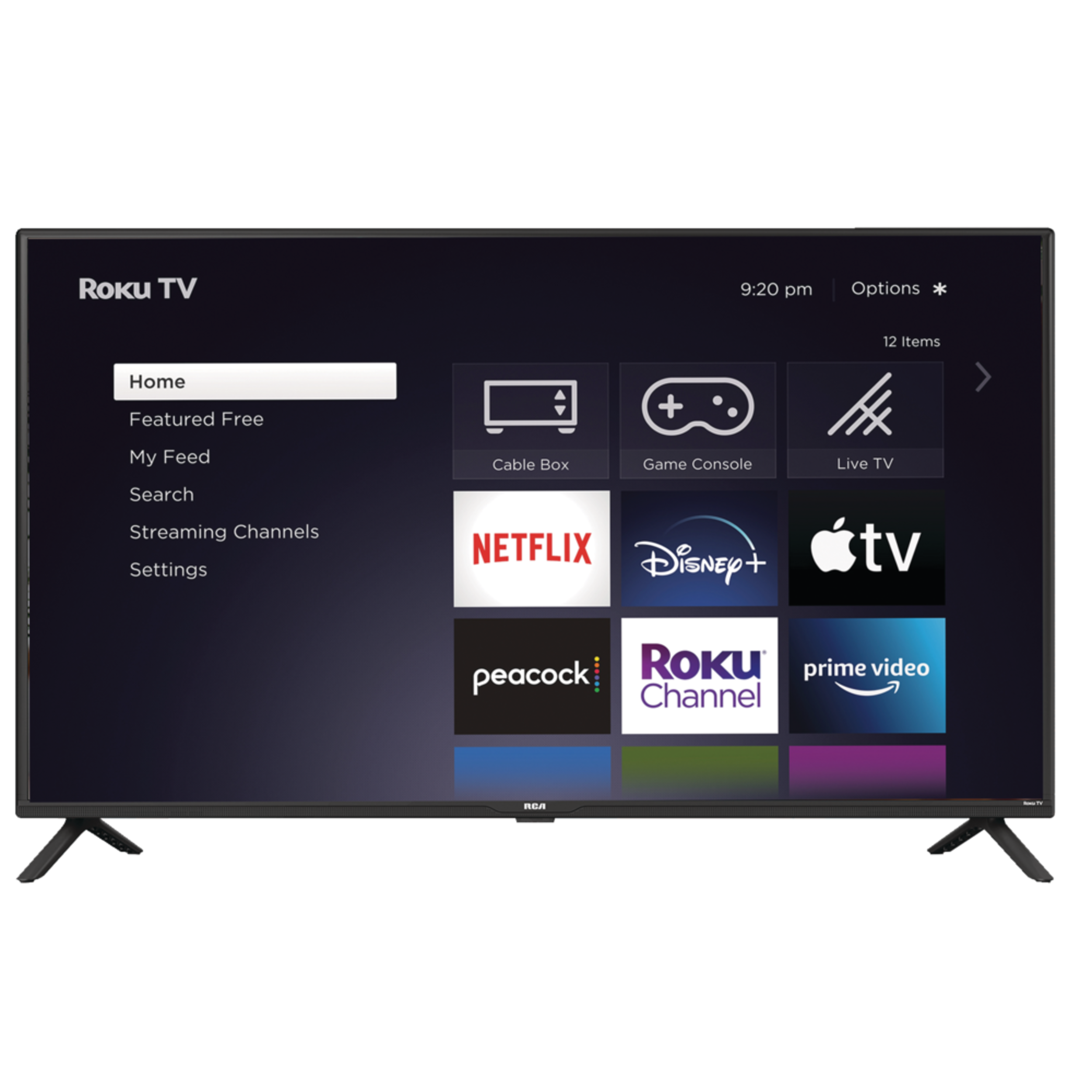 RCA 42-in RTR4261 Roku Smart TV w/ Wi-Fi, Full HD Resolution Screen ...