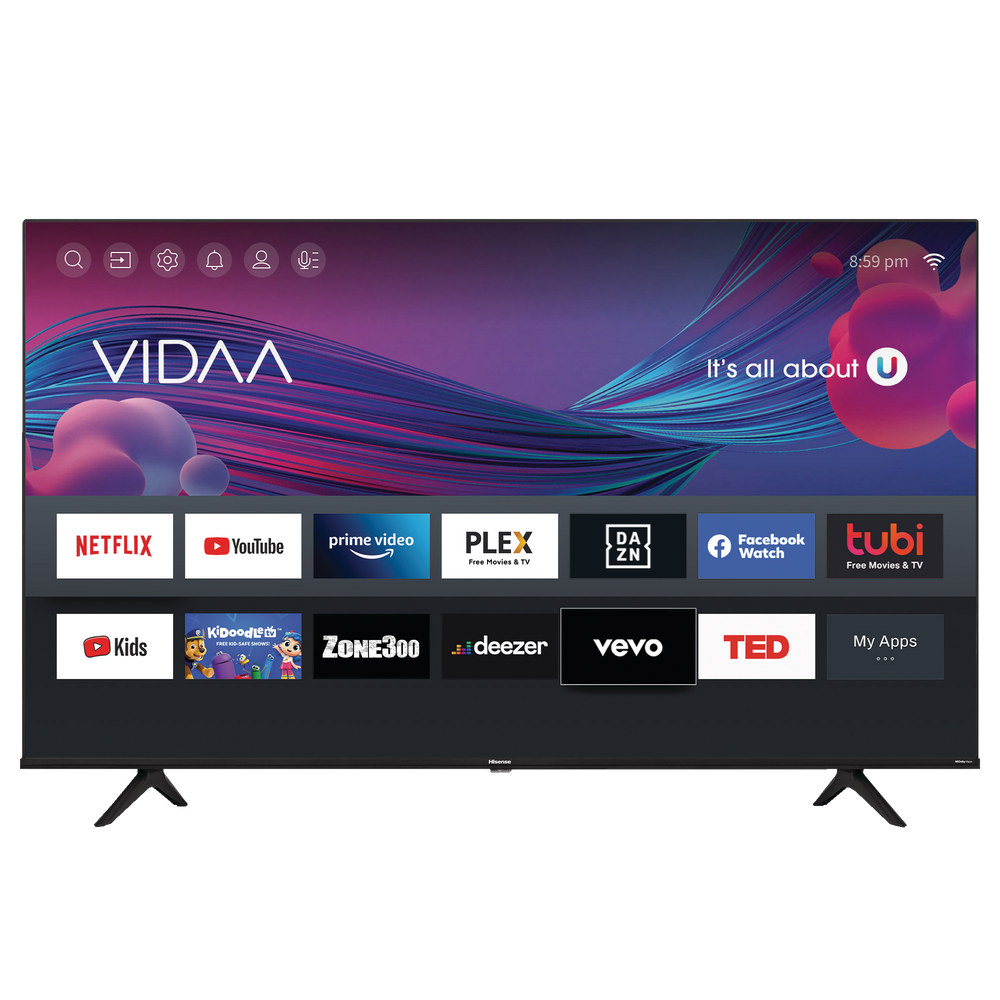 Hisense 65 In 4k Uhd Vidaa Smart Tv W Bluetooth Hdmi And Dolby Visionhdr10 Canadian Tire 9022