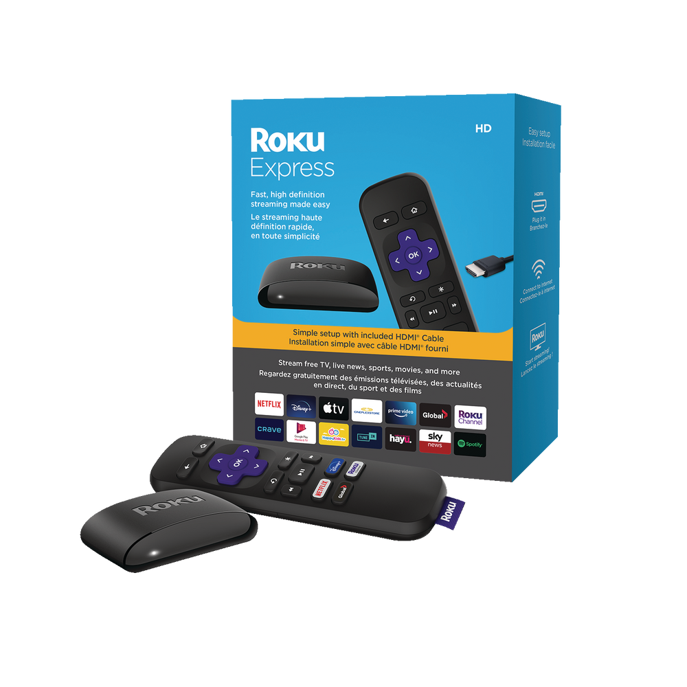 Roku Express HD Streaming Media Player Canadian Tire