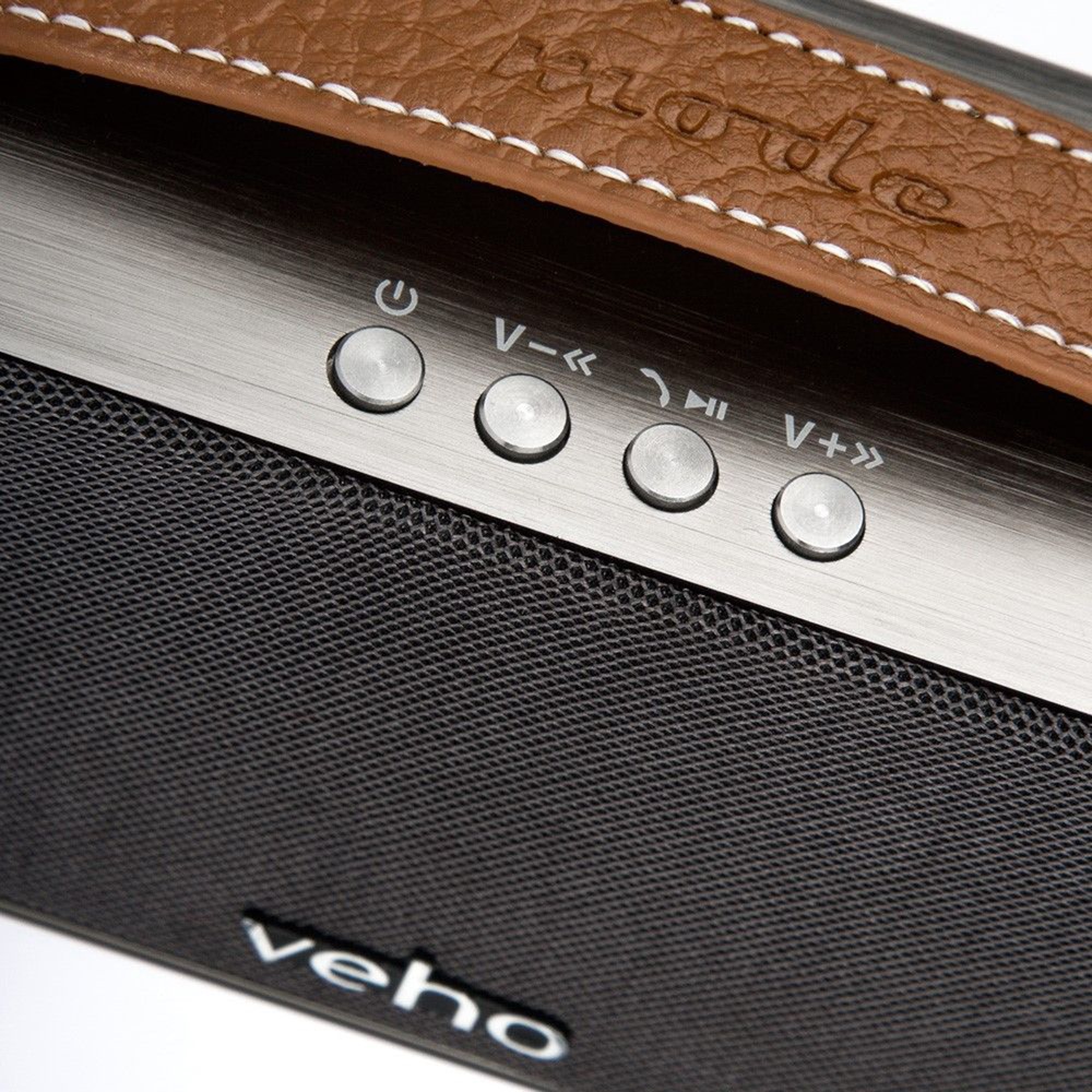 Veho MR7 Retro Portable Wireless Bluetooth Speaker w/ BuiltIn