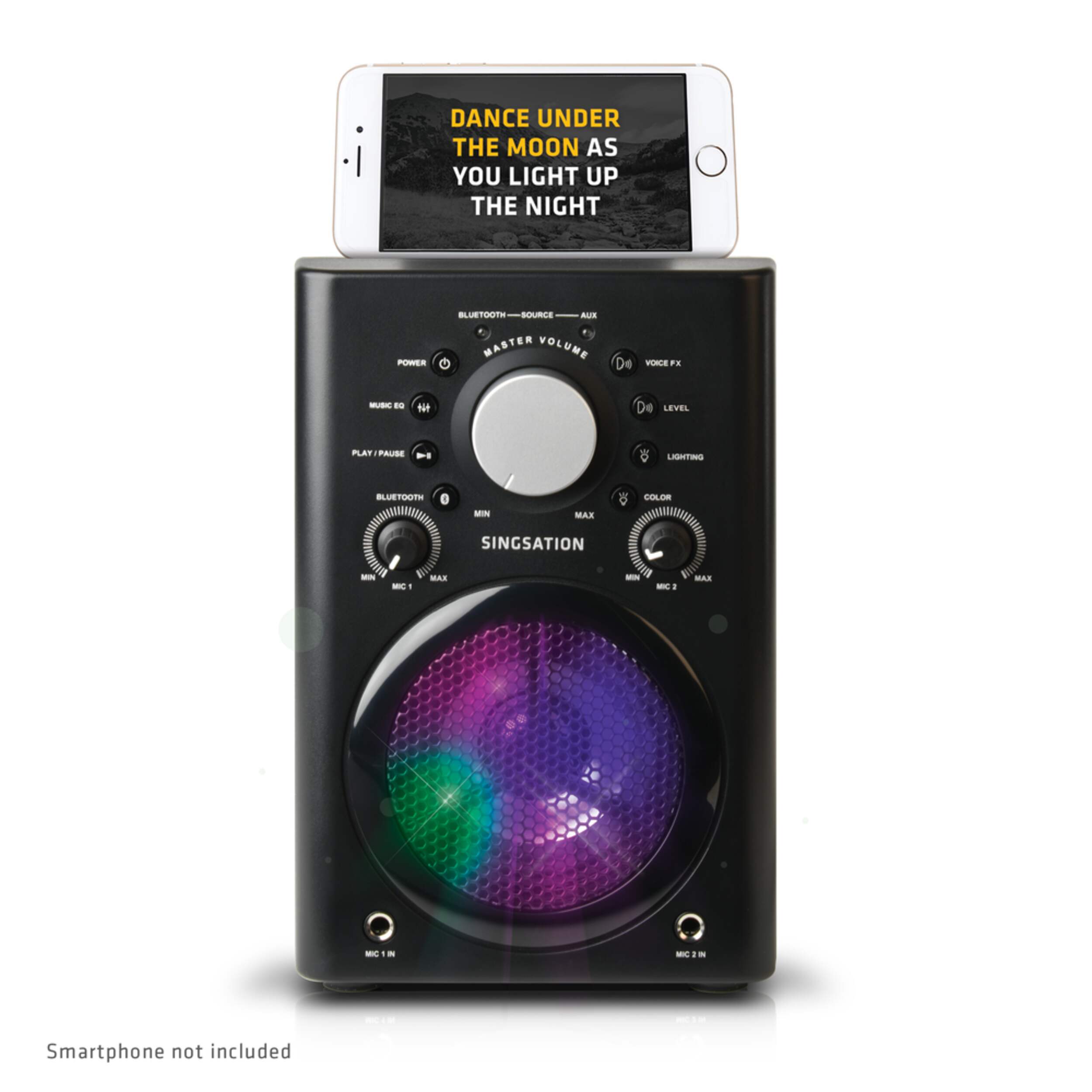 Singsation Classic Bluetooth Karaoke Machine, Black Canadian Tire