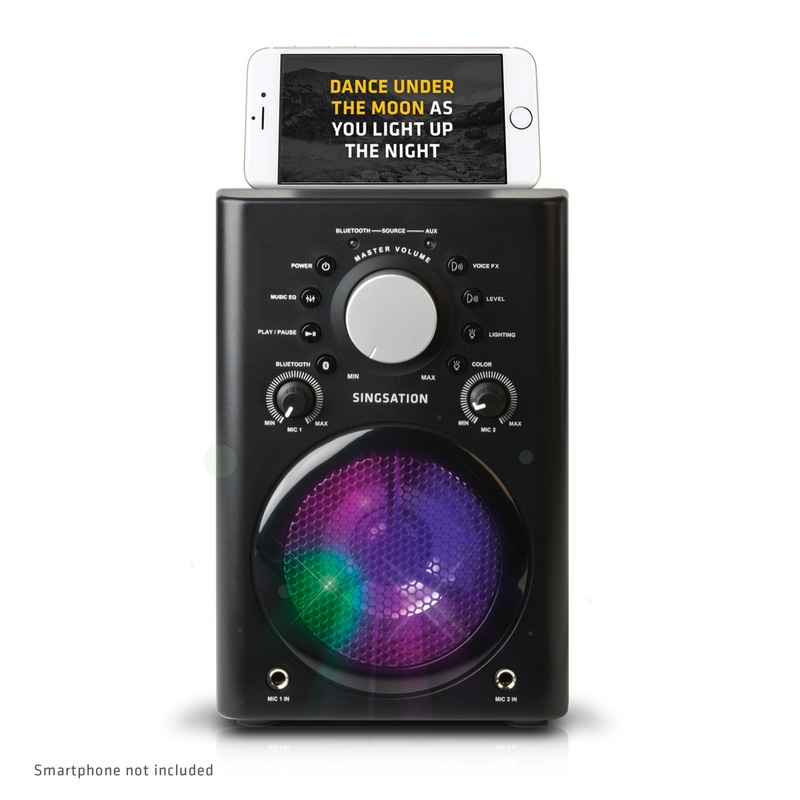 Singsation Classic Bluetooth Karaoke Machine, Black Canadian Tire